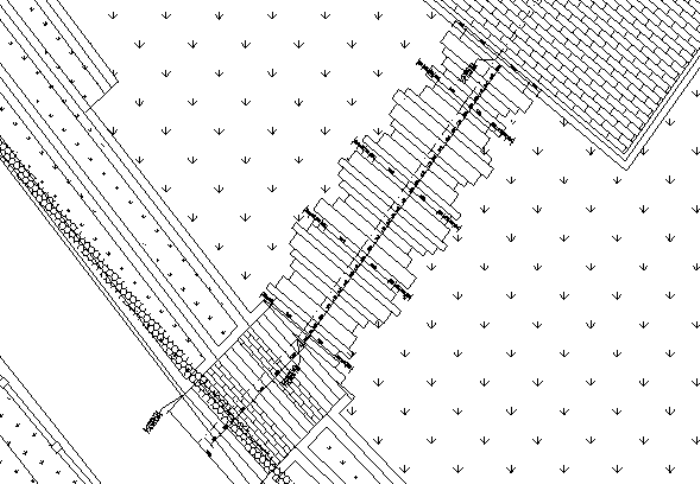 [江苏]区域优化滨水景观设计施工图-特色铺装和台阶平面图2