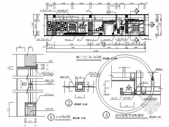 中式大厅su资料下载-中式餐厅大厅装修详图