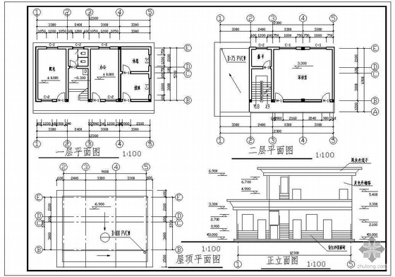 某二层管理用房建筑结构施工图-2