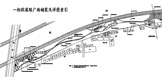 花坛设计图cad资料下载-道路广场种植铺装设计图