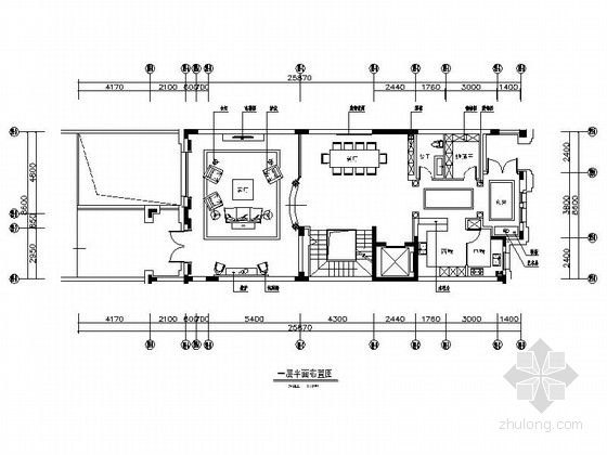 三层别墅电梯设计图资料下载-[辽宁]精致美式风格三层别墅装修施工图（含汇报方案）