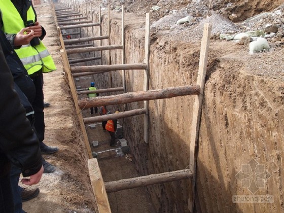 沟槽开挖木支护施工方法资料下载-深沟槽开挖支护专项方案