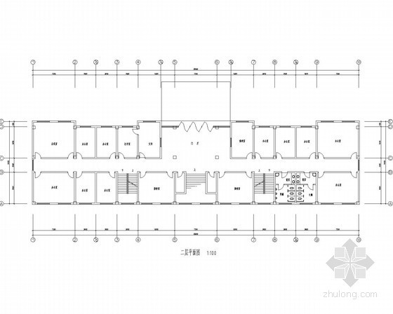 江苏省办公楼CAD图纸资料下载-[江苏]六层办公楼强弱电施工图纸（图纸清晰）