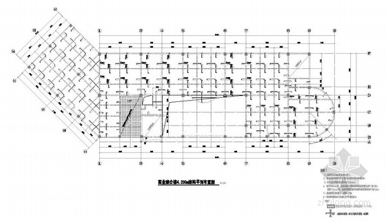 4000平框架结构综合楼全套施工图资料下载-四层框架结构综合楼结构施工图