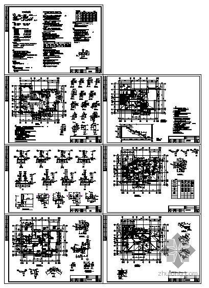 砖砌体结构图资料下载-天津市某砖砌体混合别墅结构图