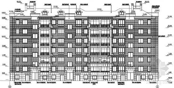 12层住宅建筑结构图纸资料下载-某多层住宅楼建筑结构图纸