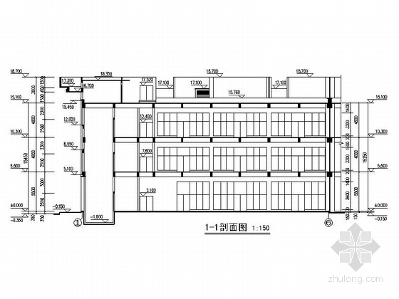 [东莞]某住宅小区三层仓库建筑施工图- 