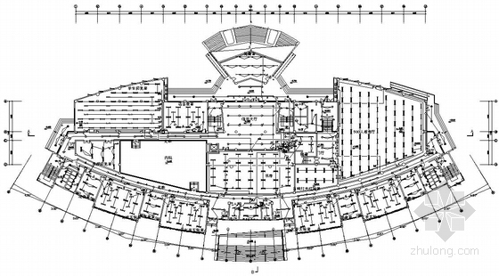 图书综合楼电气设计资料下载-某高中图书综合楼强电施工图