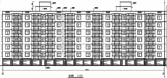 5层砖混住宅结构图资料下载-七层带车库和储藏室住宅砖混施工图