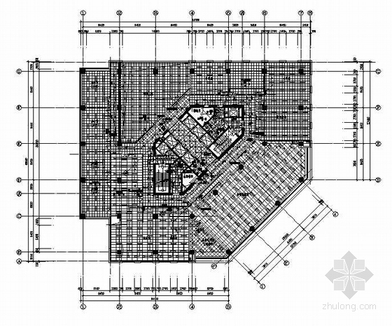 照明施工图图资料下载-七层照明平面图(F10电施工图—照明)