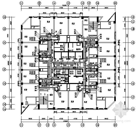 五星级酒店中央空调设计图资料下载-[北京]某五星级酒店中央空调系统设计图纸