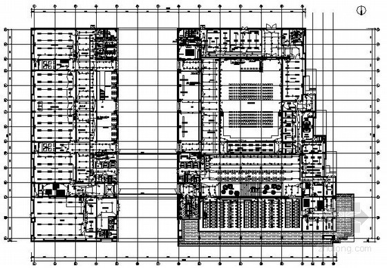 建筑电气鲁班奖资料下载-[深圳]某新闻中心电气图纸（2010鲁班奖）