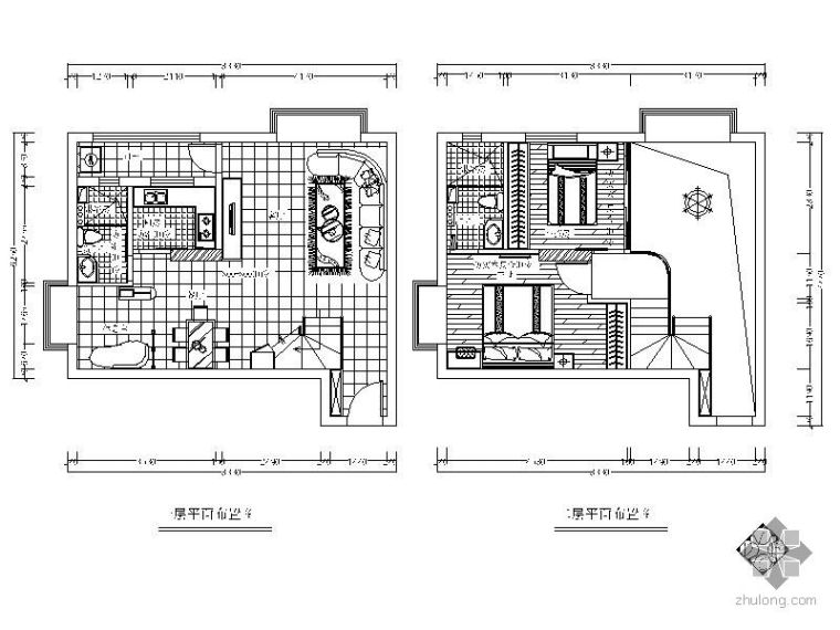 广西毕业设计建筑图资料下载-[毕业设计]双层小别墅毕业设计图(含效果)