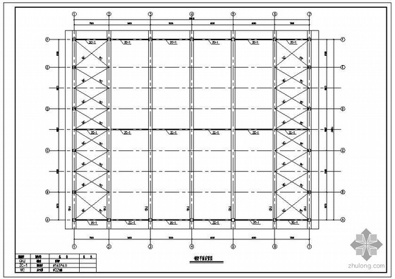 钢管桁架结构设计图资料下载-某管桁架屋盖结构设计图