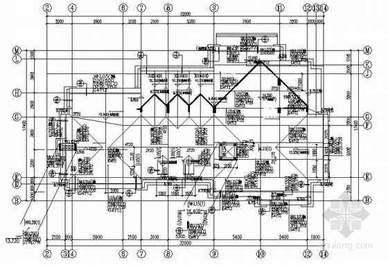建筑施工图公建资料下载-三层框架公建结构施工图