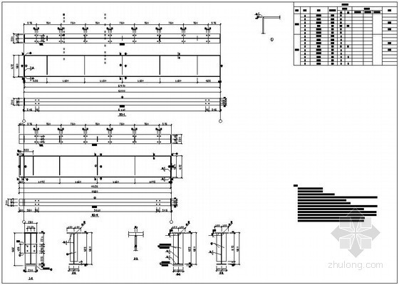 吊车梁构造详图资料下载-某钢结构厂房吊车梁构造详图