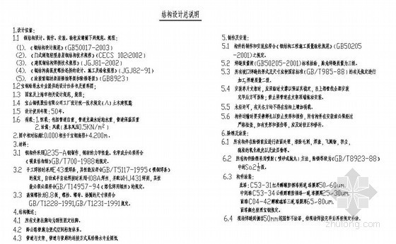 某管道支架结构设计图- 