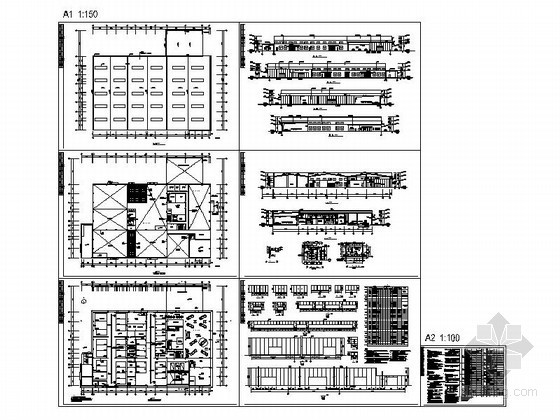 [广州]一汽丰田某销售服务公司维修中心建筑施工图- 