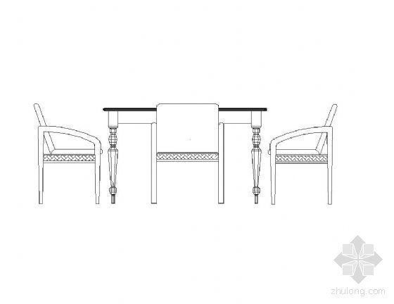cad餐桌图块资料下载-各式餐桌图块集