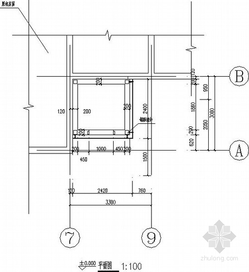 江苏结构施工图资料下载-[江苏]宾馆电梯钢结构施工图