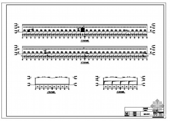 某轻钢生产车间结构施工图纸资料下载-内蒙古鄂尔多斯某公司主生产车间建筑结构图