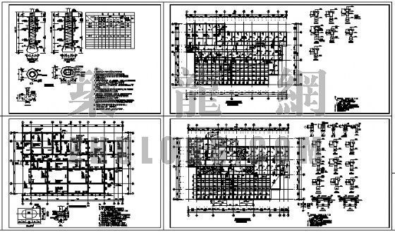不规则园路结构图资料下载-幼儿园结构图纸