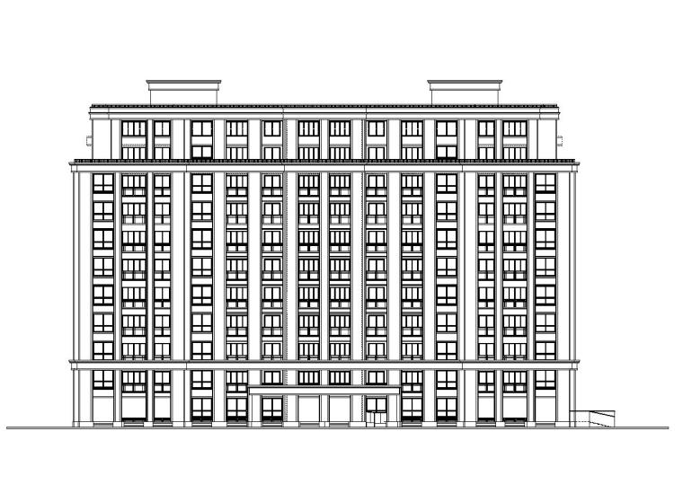 模块化的黑色微型住宅资料下载-[浙江]杭州商品住宅区建筑施工图设计（CAD）