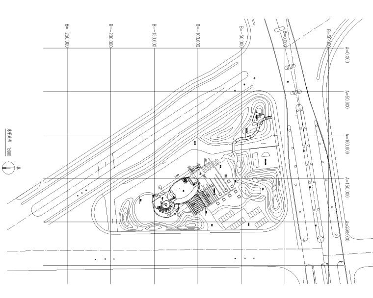 三角街头绿地平面设计资料下载-[江苏]苏州某绿地公园景观设计施工图