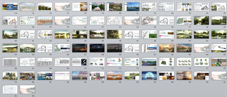 [湖南]张家港市双山岛水系景观设计方案文本（包含PPT+93页） -总缩览图