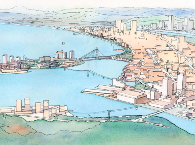 海滨城市景观方案资料下载-[海南]三亚市蓝色海岸城市设计（商业，滨水）