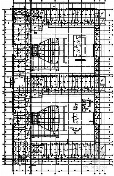 4层中学教学楼施工图案例资料下载-[安徽]框架结构教学楼结构施工图（四层 中学教学楼）