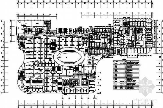 空气源空调系统原理图资料下载-[山东]15万平大型城市综合体全套暖通施工图纸（空气源热泵）