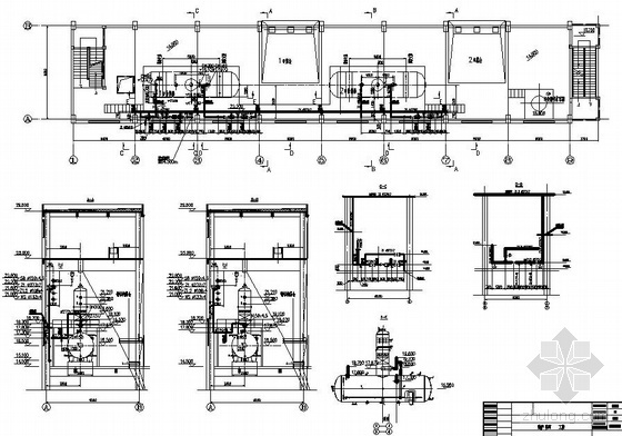 工业锅炉管道施工图资料下载-某工程锅炉管线安装施工图