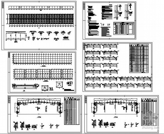 日光温室大棚施工设计资料下载-某公司周转大棚结构设计图