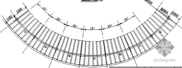 弧形钢管管施工资料下载-弧形花架施工详图