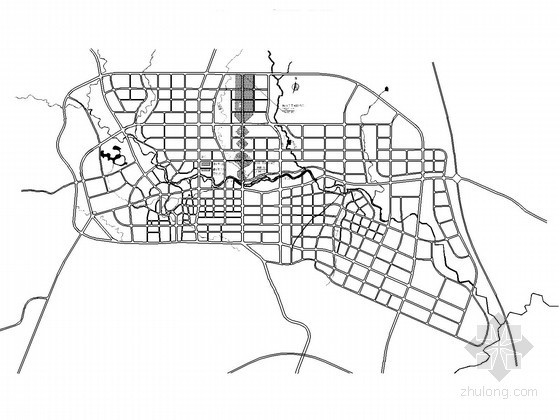 暗沟结构图资料下载-[四川]县城主干道市政排水图纸