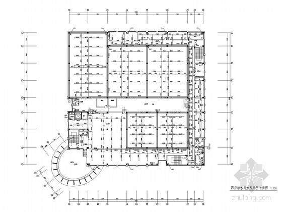 电影院室内图纸资料下载-电影院建筑给排水施工图纸