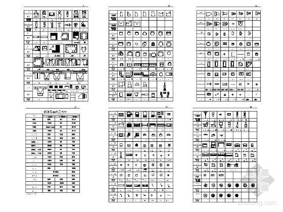 CAD常用标准图块集-4