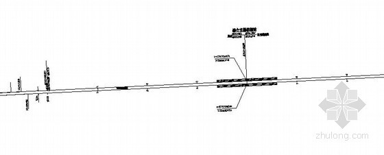 昆明某机场综合交通配套工程地铁隧道平面设计图- 