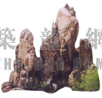 石头假山模型资料下载-假山石头 005