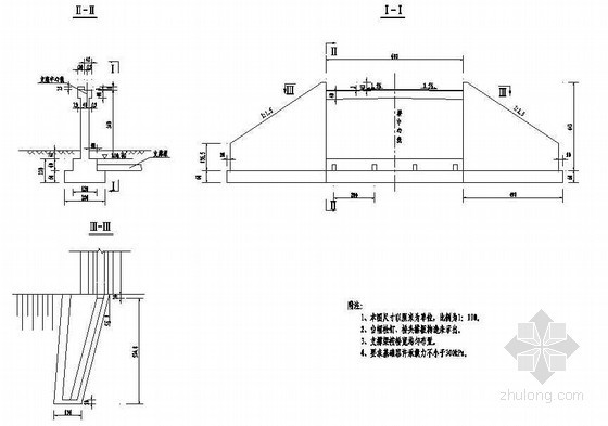 8m板桥施工资料下载-8m钢筋混凝土空心板桥台构造节点详图设计