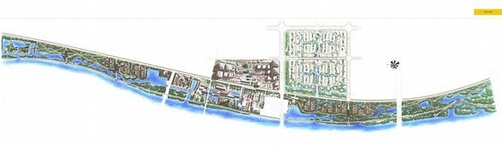 高压走廊绿化设计资料下载-某河道景观走廊规划设计方案