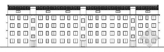 多层住宅平面方案设计资料下载-某市四层医院职工住宅楼建筑方案设计