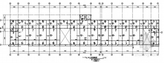 300米操场CAD图资料下载-五层框架结构教学楼及风雨操场结构施工图