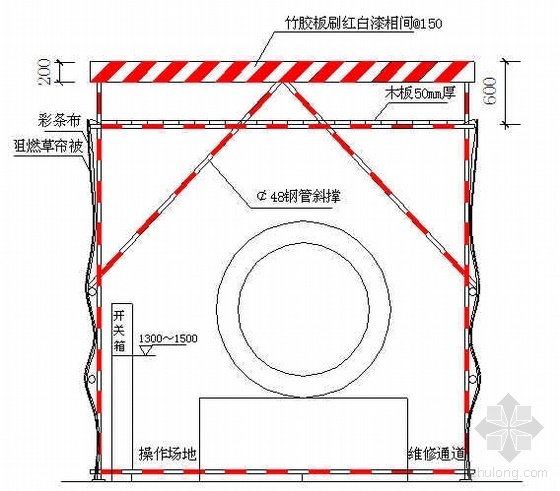 j酒店入口景观资料下载-天津某高层冬季施工专项方案