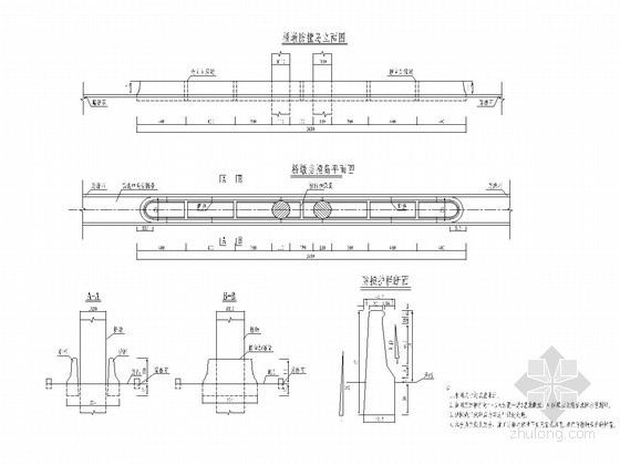 车库护墙防撞构造资料下载-桥墩防撞岛一般构造图