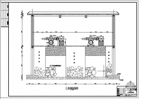 排桩防护设计图纸资料下载-某电排站初步设计图纸