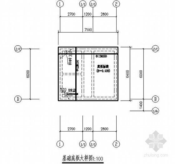 [广州]框架剪力墙结构污水处理厂结构施工图（含建筑施工图）- 
