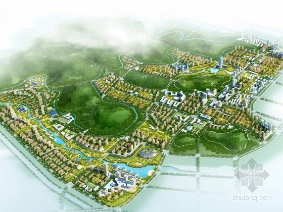 生态新区工程概况资料下载-[山东]城市生态经济新区景观规划设计方案