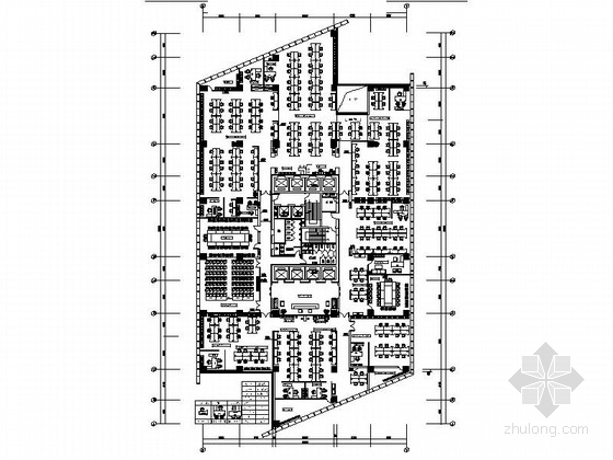 高档办公楼效果图资料下载-[河南]高档办公楼现代办公室装修施工图